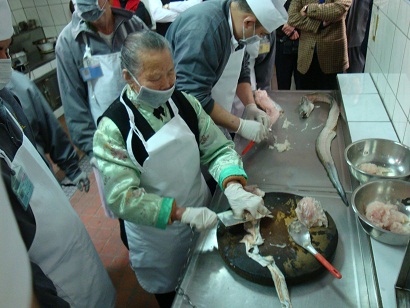 連江地檢署結合福建更保及金門監獄連江分監舉行「魚麵」製作技藝訓練