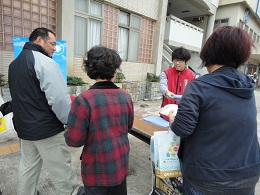 連江地檢署結合「資源回收換白米」活動辦理反賄選宣導相片