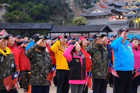 109-01-01 南竿元旦升旗典禮反賄選宣導活動照片8