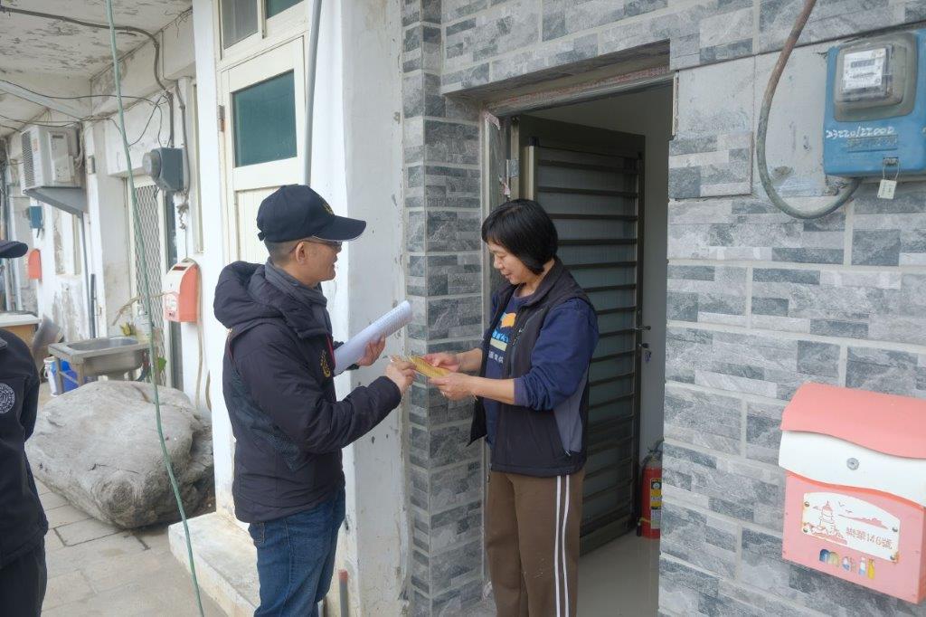 109-01-04 東引選舉查察-虛設戶籍-反賄選宣導照片6
