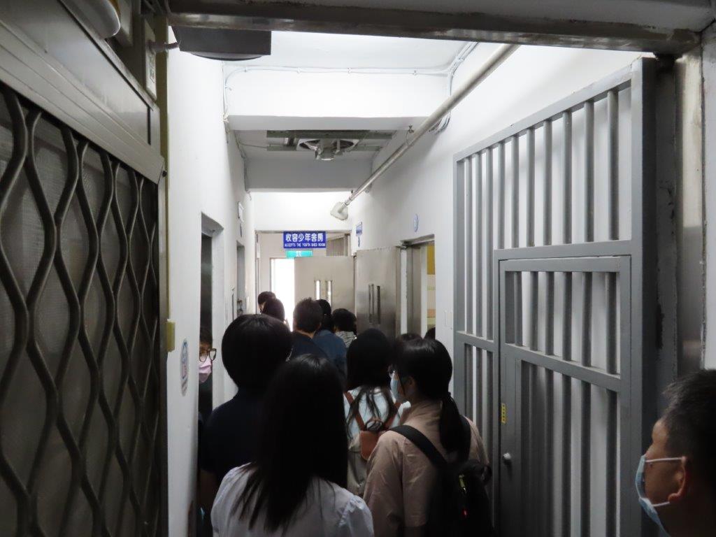 參訪連江分監關押人犯舍房