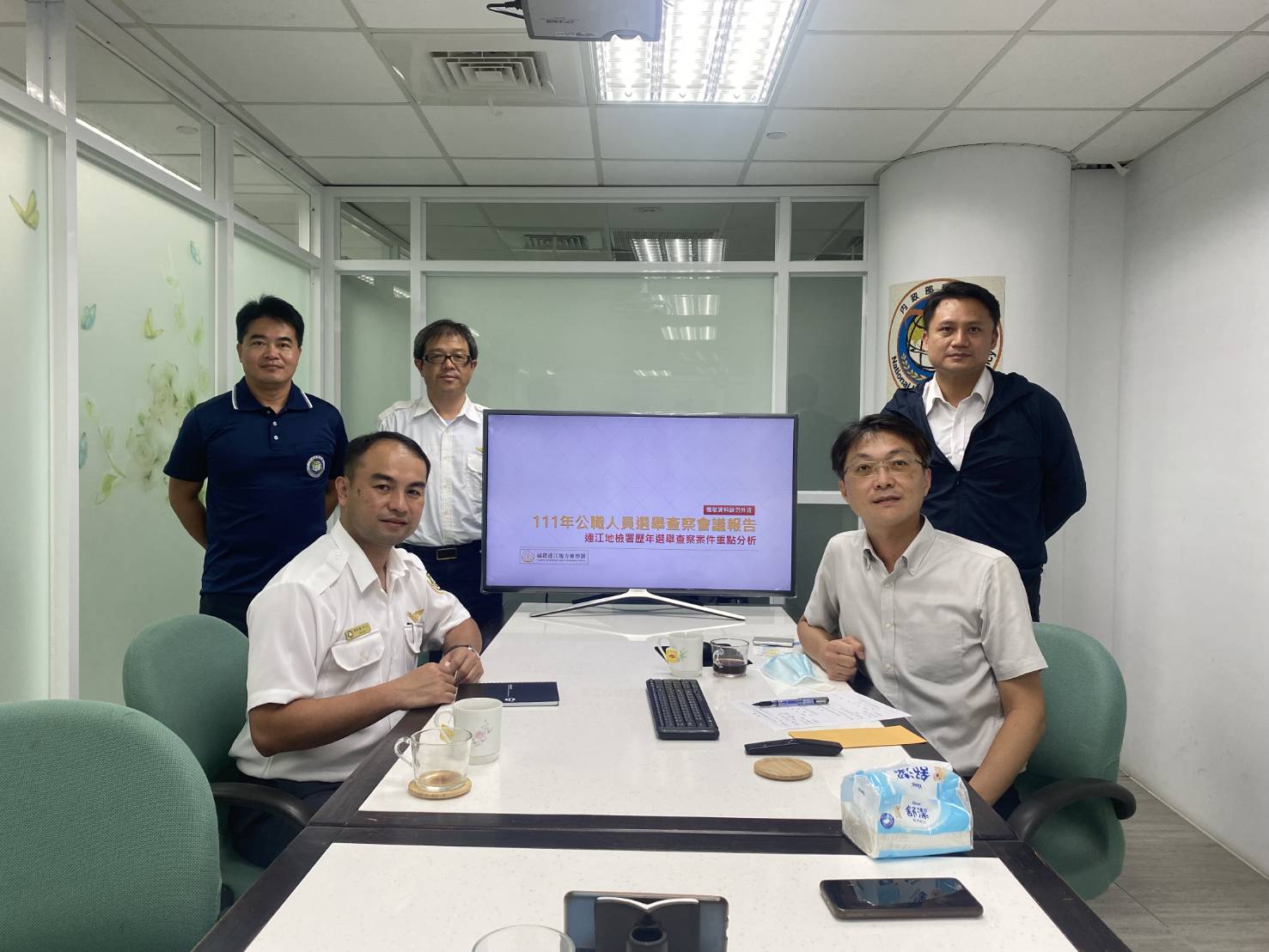 111.08.22檢察長至內政部移民署北區事務大隊連江地區專勤隊宣導「馬祖執行查察賄選的在地策略與偵查因應」 (4)
