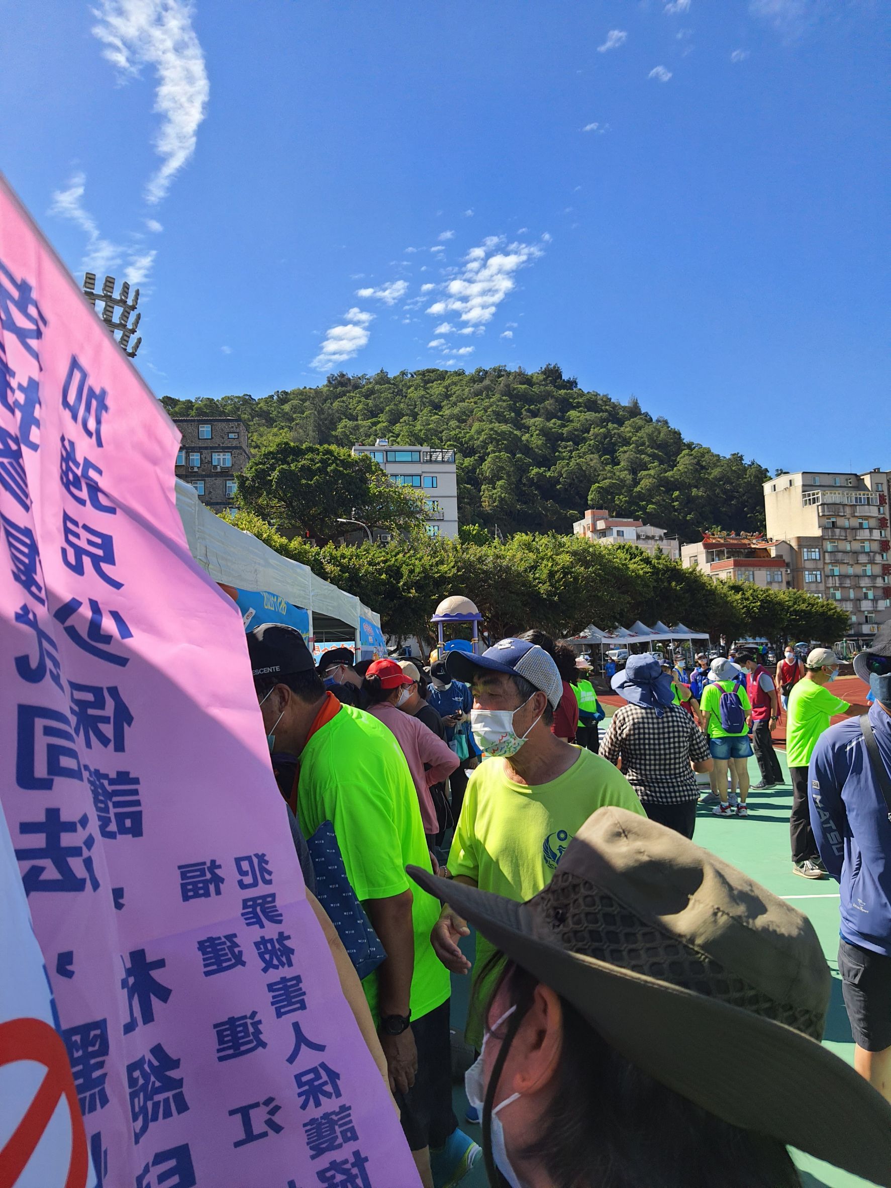 111.09.04於台灣國民體育日多元體育活動舉辦反賄選宣導活動 (3)