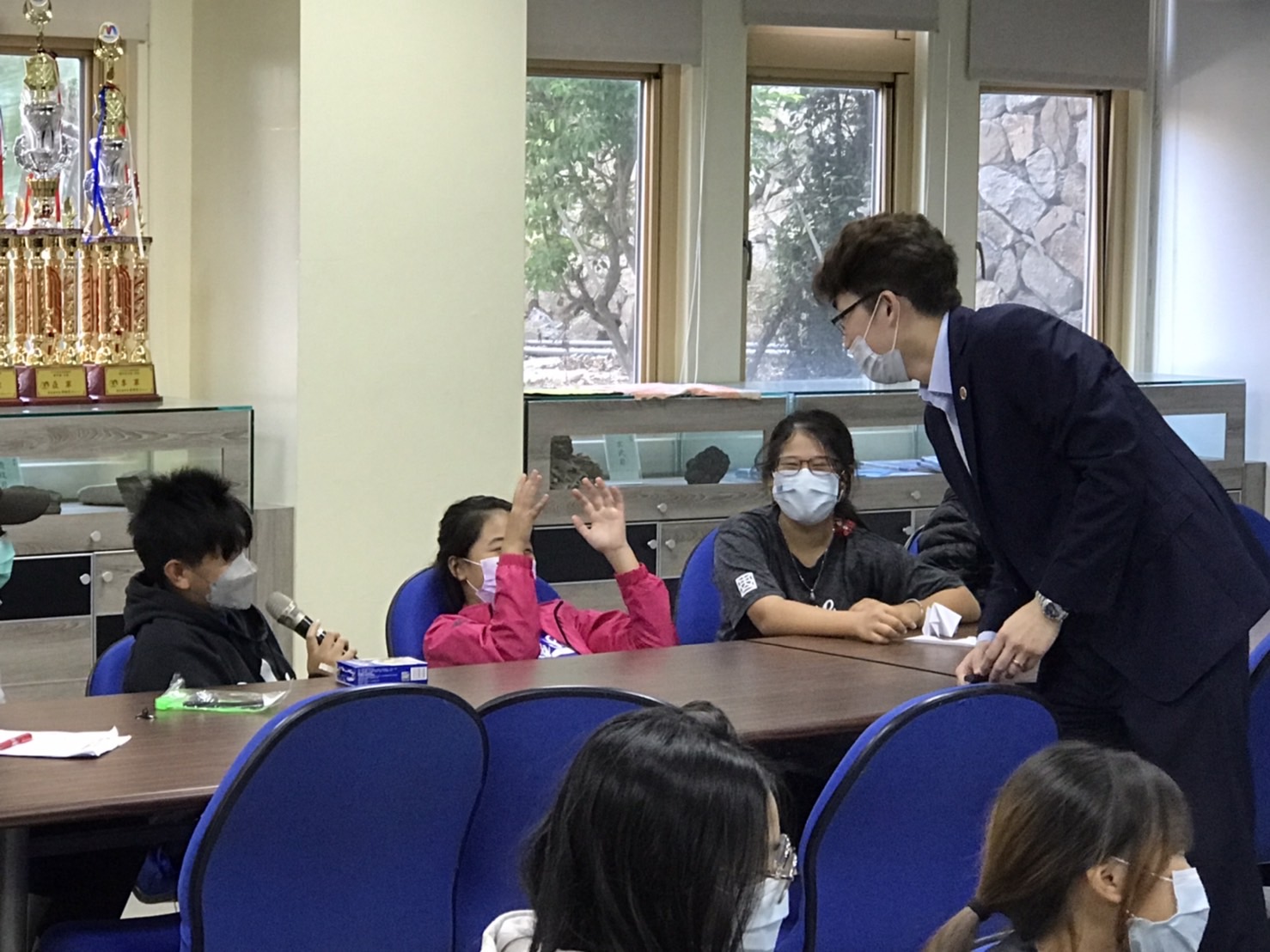 廖主任檢察官於北竿中山國中反賄選宣導 (4)