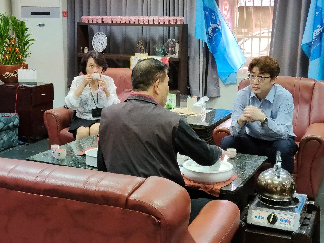廖主任檢察官赴桃園市拜會馬祖宗親會宣導反賄選 (4)