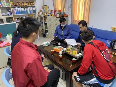 與連江縣警察局至消防局執行未按址居人口查察，並對替代役男宣導反賄選 (1)