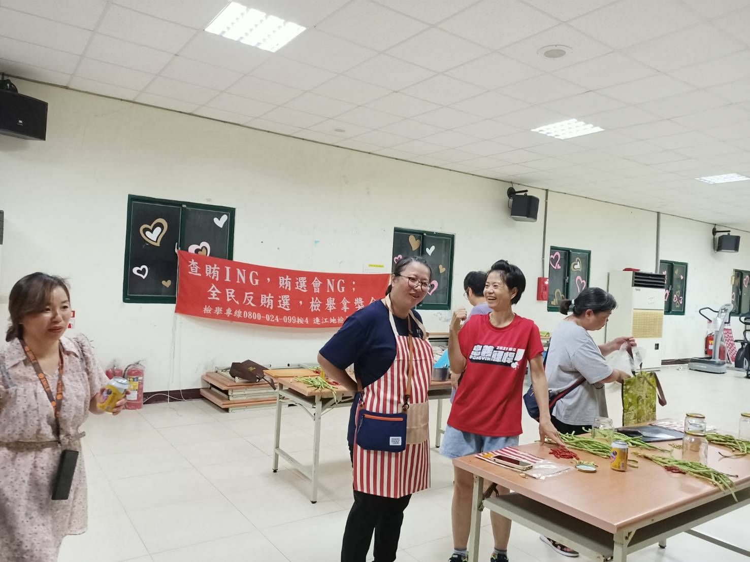 馬媳會漬青春於東引活動中心反賄選宣導 (3)