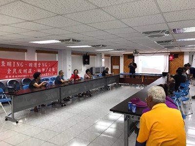 與北竿警察所產發處在塘岐活動中心反賄選宣導 (1)