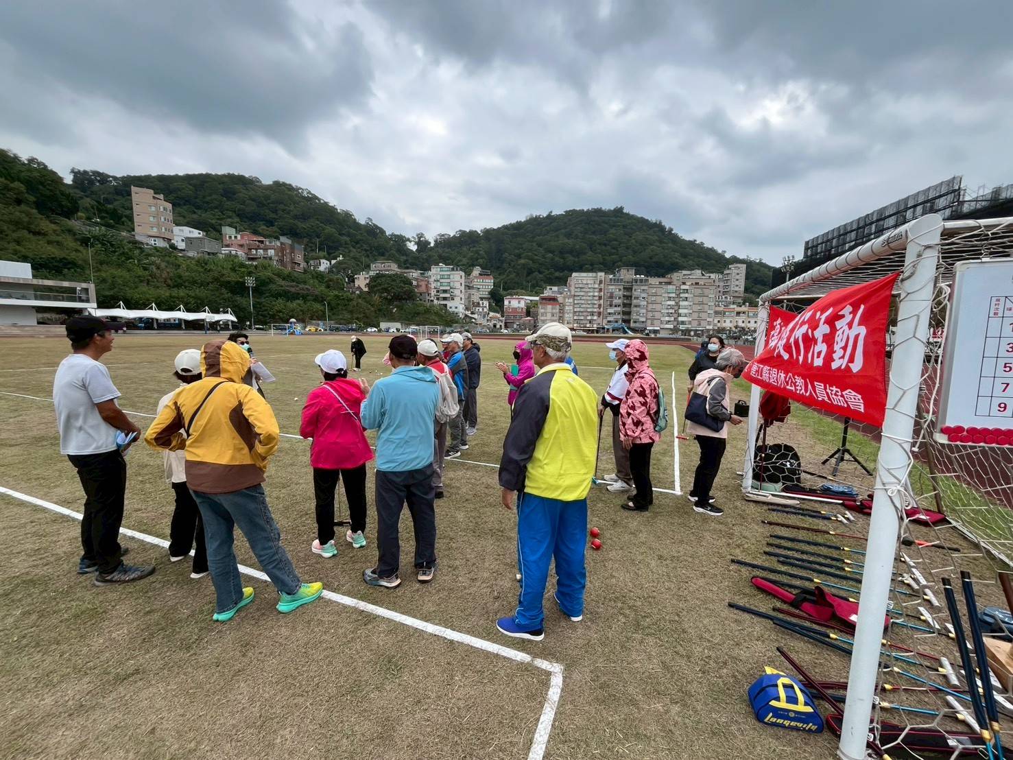 114-10-27連江地檢署於退休公教人員協會槌球活動辦理反詐騙等宣導 (4)